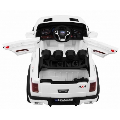 Auto na akumulator  JEEP LONG RANGER   Biały  BBH-1388